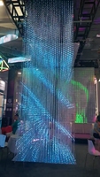 P41 Matrice LED dynamique 3D avec contrôleur Art-Net DMX intégré, pas de pixel de 41 mm, pour la décoration de centres commerciaux, bureaux et expositions