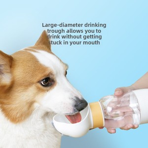 Botella de Agua Portátil de Lujo para Mascotas, Dispensador de Viaje a Prueba de Fugas para Perros, Tazón de Silicona de Grado Alimenticio para Caminar y Hacer Senderismo, Venta al Por Mayor OEM - Product Image 2