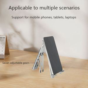 Nouveau support portable pliable pour ordinateur portable, réglable en hauteur, en aluminium ergonomique, mini, pour ordinateurs de 10 à 15,6 pouces, pour la maison, le bureau, les étudiants - Product Image 3
