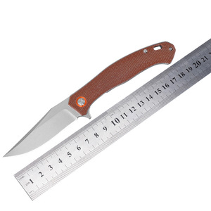 Canivete de Bolso EDC com Novo Design <span class=keywords><strong>2026</strong></span>, Lâmina de Aço D2 CNC, Cabo G10, Canivete Dobrável para Camping ao Ar Livre - Product Image 1