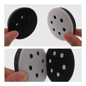 <strong>3Inch</strong> 75mm 6Holes Thick 10mm Soft Cushion Dust-free Pad Hook and Loop Sponge <strong>Interface</strong> Pad for Sander Abrasive Tools Polishing - Product Image 5
