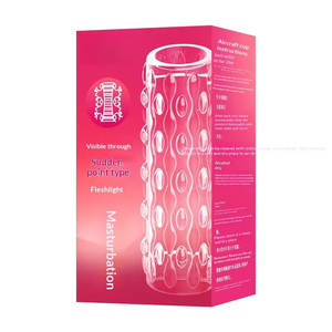 Прозрачный водонепроницаемый мастурбатор-трубка для мужчин, имитирующий вагинальное проникновение, для тренировки мастурбации, оптовая продажа взрослых игрушек - Product Image 1