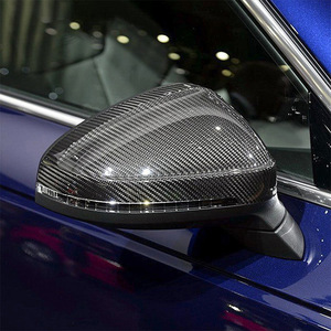 Carcasa <span class=keywords><strong>de</strong></span> Espejo Retrovisor <span class=keywords><strong>de</strong></span> Fibra <span class=keywords><strong>de</strong></span> Carbono Seca <span class=keywords><strong>de</strong></span> Alta Calidad, Espejo Lateral para Automóvil, Compatible con Audi A4 S4 RS4 A5 S5 RS5 B9 - Product Image 3