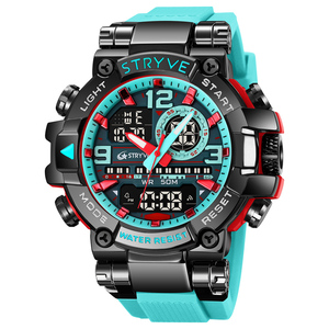 Relojes Deportivos para Hombre STRYVE Marca 2023 Resistentes al Agua y a Golpes con Doble Pantalla Fecha Automática Reloj Digital Masculino de Pulsera Reloj - Product Image 4
