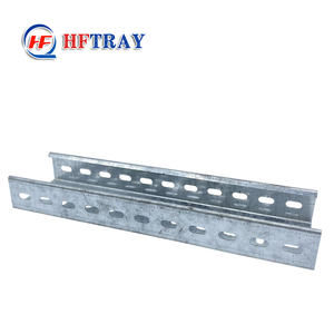 Customized Industrial 50mm 100mm Hot Dip Galvanized Heavy Duty Perforated <b>Cable</b> <b>Management</b> Tray with Powder Coating - Product Image 3