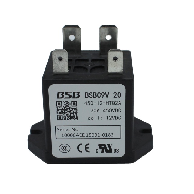 UL TUV High Voltage Small volume 450V 750V Coil 12/24V 20A DC Contactor Heating Relay For EV Precharge