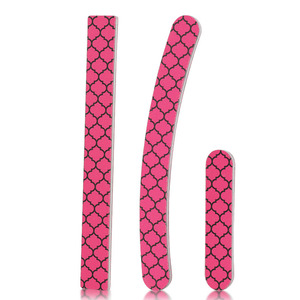 Custom Printed Nail File Buffer Peel off Emery Board Manicure Pedicure Art Tools Double Sides Washable Polish Filer