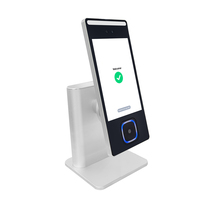Dispositif de reconnaissance faciale DYT Full SDK 2+32 Go 4+64 Go en option avec sécurité, détection de présence, RGB, IR, reconnaissance de veine palmaire, QR, NFC pour le contrôle d'accès