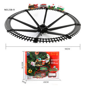 Ensemble de jouets de <span class=keywords><strong>train</strong></span> de Noël autour de l'arbre Ensemble de <span class=keywords><strong>train</strong></span> ferroviaire électrique avec moteur de <span class=keywords><strong>locomotive</strong></span> Voitures et pistes, ensemble de jeu à piles - Product Image 1