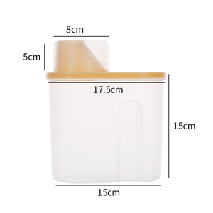 Modern Eco-Friendly <b>Stackable</b> Plastic Food <b>Storage</b> <b>Boxes</b> Airtight Canisters for Kitchen Use Nuts Cereal Snacks - Product Image 2