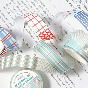 1 rollo <span class=keywords><strong>de</strong></span> cinta washi <span class=keywords><strong>de</strong></span> la serie End of the Seasons. Suministros versátiles para bullet journal, frescos y minimalistas. Cinta washi para bricolaje. - Product Image 4
