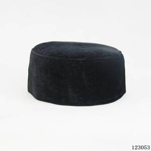 Chapeau de prière islamique en velours pour hommes, très populaire, en suède doux et respirant, bonnet de culte musulman chaud, prix fabricant, chapeau ethnique - Product Image 1