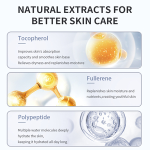 肌のトーン美白化プライマークリームOEM ODM保湿強化ソフト有機ビタミンCスキンケア保護 - Product Image 5