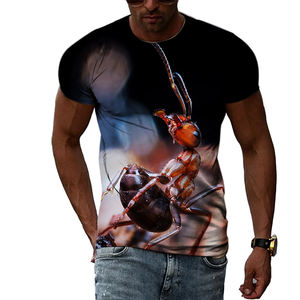 تيشيرت رجالي جديد لفصل الصيف من Fitspi سريع الجفاف مطبوع برسم النمل العالمي مطبوع ثلاثي الأبعاد بأكمام قصيرة جودة مميزة Xxxxl - Product Image 6