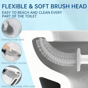 Soporte Ecológico Desmontable para Escobilla de Baño con Mini Palo de Pared para Limpieza del Hogar - Product Image 6