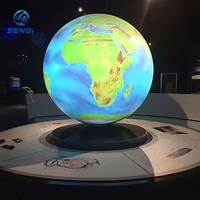 Özelleştirilebilir Rulo Halinde Taşınabilir LED Ekran Panelleri LED Küre Eğri Küresel Ekran Modülleri Reklamcılık İçin