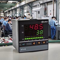 Termoregulator Industri Terlaris Pengontrol Suhu dengan Casing Plastik Tahan Api Bersertifikasi CE Kontrol PID RS-485