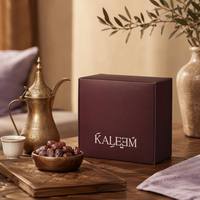 Fabricant de boîtes-cadeaux de marque haut de gamme, doublure intérieure personnalisée, logo imprimé sur les bords dorés, boîte en carton pour accessoires de parfum