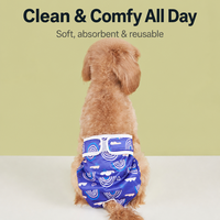 Pantalones Impermeables para Perros Hembras 2026, Bragas Sanitarias Anti-Copulación, Ropa Interior Lavable y Reutilizable para el Período