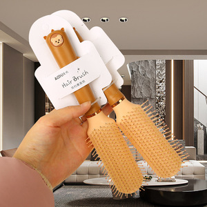 Cepillo para el cabello ovalado de plástico con cojín de masaje para la población en general - Product Image 4