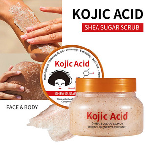 Exfoliante Corporal de Frutas con 12 Sabores, Sal de Baño Blanqueadora con Vitamina C, Sandía y Cúrcuma, Exfoliante Corporal de Azúcar para una Limpieza Profunda y Blanqueamiento - Product Image 5