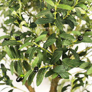 Ventes en gros personnalisées en usine <span class=keywords><strong>d</strong></span>'oliviers artificiels uniques et de plantes en pot en plastique pour <span class=keywords><strong>d</strong></span>écorations de Pâques - Product Image 5