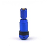 Fond rond 525 accessoires de pneu de voiture Valve de soupape en aluminium en alliage d'aluminium sous vide sans chambre