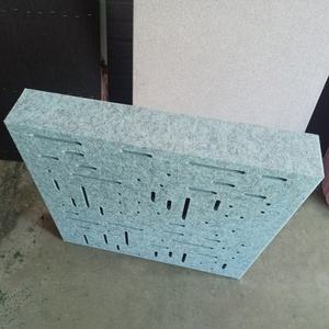 Venta al por mayor de tableros de paneles acústicos de absorción acústica 100% PET <span class=keywords><strong>pintura</strong></span> de diferentes formas DIY materiales de insonorización poliéster - Product Image 4
