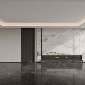 Meuble de salle de bain moderne personnalisé avec lavabo, en bois, pour la maison ou la villa, pour la décoration de la salle de bain - Product Image 6