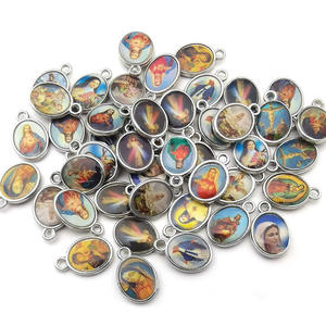 San Benito PARA LA Medalla Milagrosa Nuestra Señora <span class=keywords><strong>Guadalupe</strong></span> DIY Oración Conector <span class=keywords><strong>de</strong></span> 3 agujeros <span class=keywords><strong>Virgen</strong></span> María Rosario Centro <span class=keywords><strong>de</strong></span> mesa Niños - Product Image 1