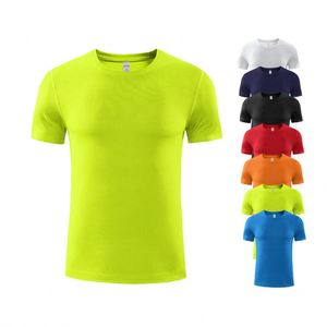 Camiseta de Verano al por Mayor para Hombre, de Secado Rápido, Manga Corta, Poliéster, para Correr al Aire Libre, Talla Grande, con Logotipo Personalizado - Product Image 1