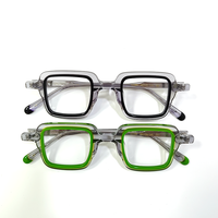 Montures de lunettes optiques à plaque d'épissage transparente de haute qualité en stock, vente en gros mixte