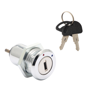 Interrupteur à clé électrique pour <span class=keywords><strong>voiture</strong></span> de nettoyage, en alliage de zinc, taille du trou 12 mm, pour <span class=keywords><strong>voiture</strong></span> de tourisme, interrupteur de <span class=keywords><strong>porte</strong></span> d'ascenseur, position ON-OFF SPDT - Product Image 4