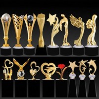 Trophée moderne minimaliste en cristal blanc, créatif, en forme de pouce, cinq étoiles, pour compétition, souvenir annuel, médaille personnalisée, récompense, vente chaude