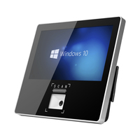 Licon 11.6 Inch POS Price Checker Windows 10 Terminal Sentuh Kapasitif Intel I3 I5 Wi-Fi 6 Pemindai Barcode 1D 2D