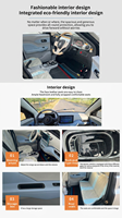 Véhicule électrique mini à basse vitesse fabriqué en Chine, modèle 2026, quatre portes, cinq places, 250-300 kW, autonomie 101-200 km, idéal pour les trajets familiaux et les déplacements quotidiens