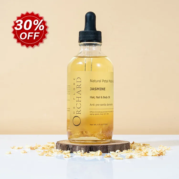 Vente chaude fleur de jasmin pétales Cosmétique huile De Jasmin De Qualité Huile de massage haute Quantité Fournisseurs Pour Visage corps cheveux Soins De La Peau