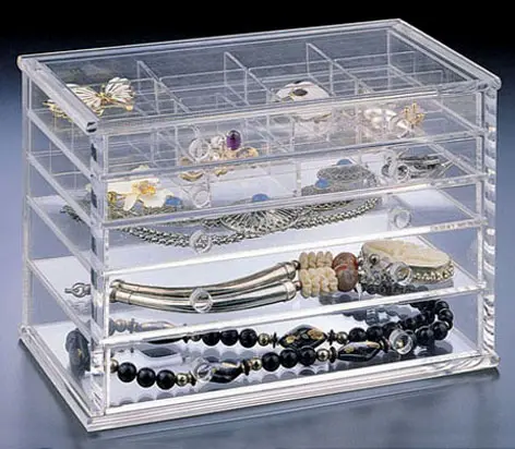 Présentoir de bijoux en acrylique personnalisé, unique, gel, pièces