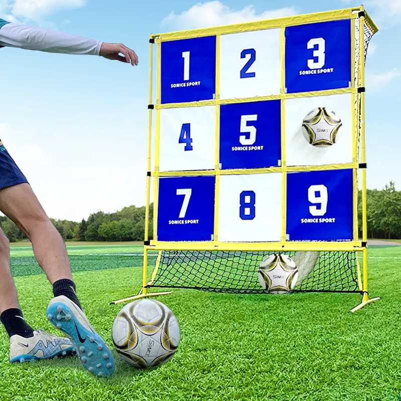 Customized Target Sheet Super 3*3 Multiple Soccer Training target net Soccer Goals Portable Football Shooting Target Goal