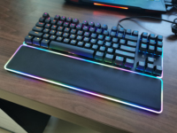 Clavier mécanique de jeu ergonomique arabe, 104 touches, filaire, étanche, Led Rgb, pour ordinateur Gamer