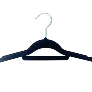 Boutique en ligne Offre Spéciale Lot de 50 cintres en velours noir antidérapants pour le linge Cintres floqués noirs - Product Image 5