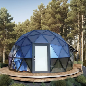 Transparent Luxury Garden Resort Hotel Igloo 6M Glamping Geodesic Glass <b>Dome</b> <b>Tent</b> House - Product Image 1