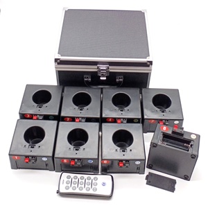 Système de tir de feux d'artifice froids sans fil 8Cue pour scène intérieure avec télécommande, effets sonores puissants, sans danger, sans fumée, écologique - Product Image 4