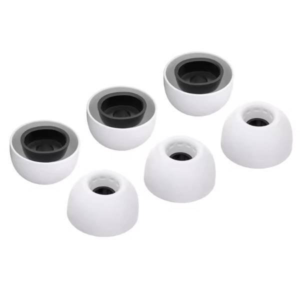 TRI Clarion Forapp 0.35mm Ultra-Thin 3 Pairs Replacement Silicone Earphones Ear Tips with Noise Reduction Hole