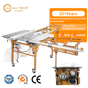 Scie à table Zhongshan JZY JT-9 pour le travail du bois, scie à table coulissante portable, facile à utiliser - Product Image 1