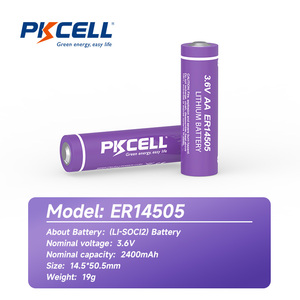 แบตเตอรี่ลิเธียม PKCELL AA ER14505 <span class=keywords><strong>LS14500</strong></span> TL-5903 3.6V รุ่น ER14250 ER34615 สำหรับมิเตอร์น้ำ - Product Image 6