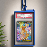 Étui de protection magnétique multicolore en alliage d'aluminium avec bande pour cartes gradées PS-A, CG-C, BG-S
