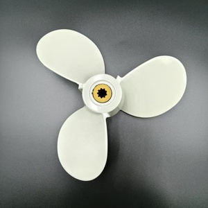 Nuova Elica in <span class=keywords><strong>Alluminio</strong></span> 6E0-45943-01-EL per Motore Fuoribordo Yamaha 4HP 5HP 6HP, Ricambio Dimensioni 7-1/2X7-BA - Product Image 2