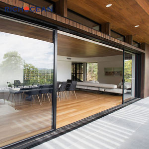 <span class=keywords><strong>Porte</strong></span> <span class=keywords><strong>Coulissante</strong></span> en Aluminium RICHOCEAN avec Rail Pré-Intégré, Double Vitrage Low-E pour Maison - Product Image 1