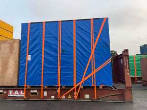 Sangles d'arrimage à <span class=keywords><strong>cliquet</strong></span> pour camion, 50 mm, 3000 kg, 5000 kg, 6 m, 8 m, 9 m, 10 m, avec double crochet en J, polyester, contrôle de la cargaison, pas cher - Product Image 3